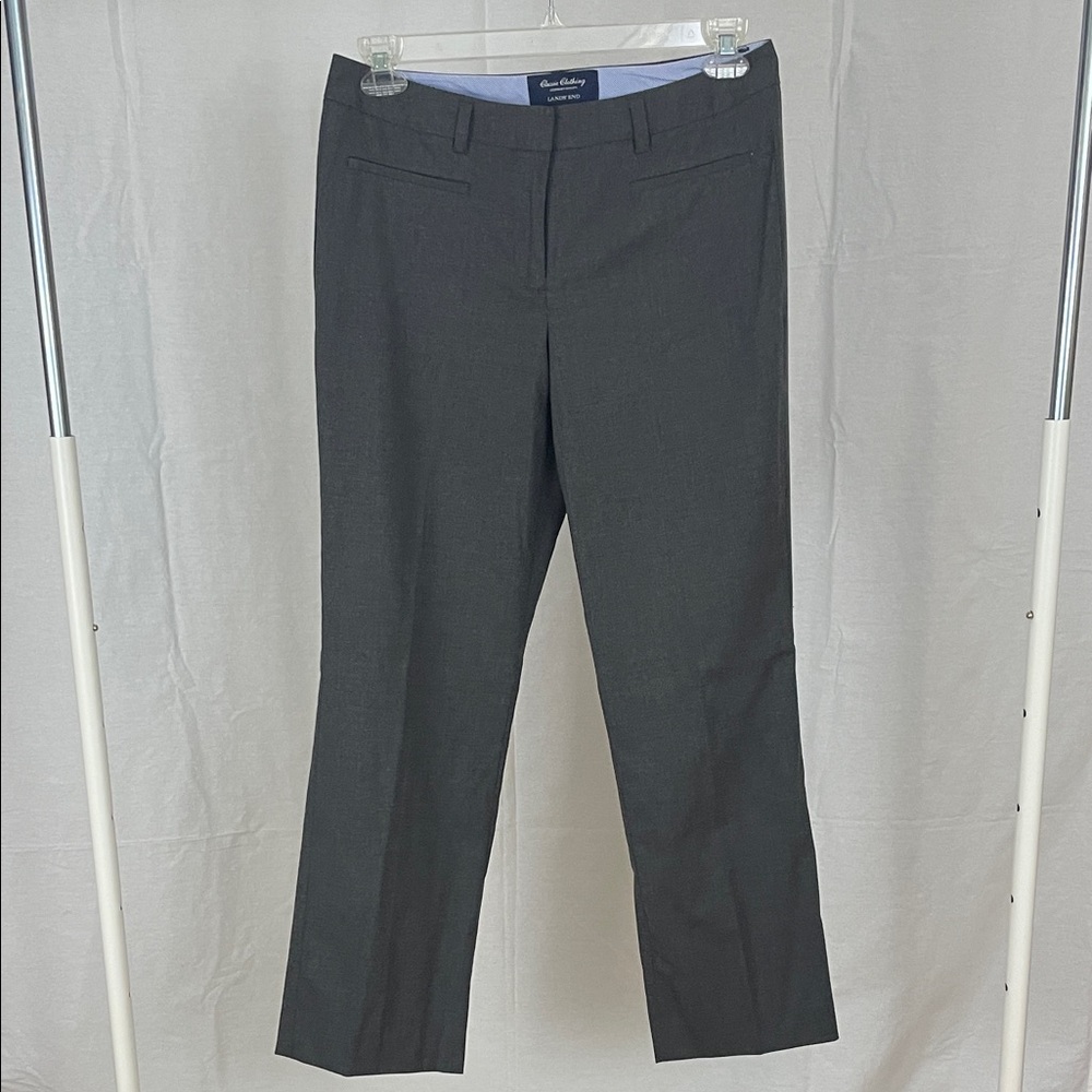 Lands' End Classic Clothing Gray Dress Pants Size 8
